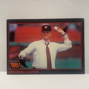 1993 Triple Play Bill Clinton Houston Astros #32 (017)